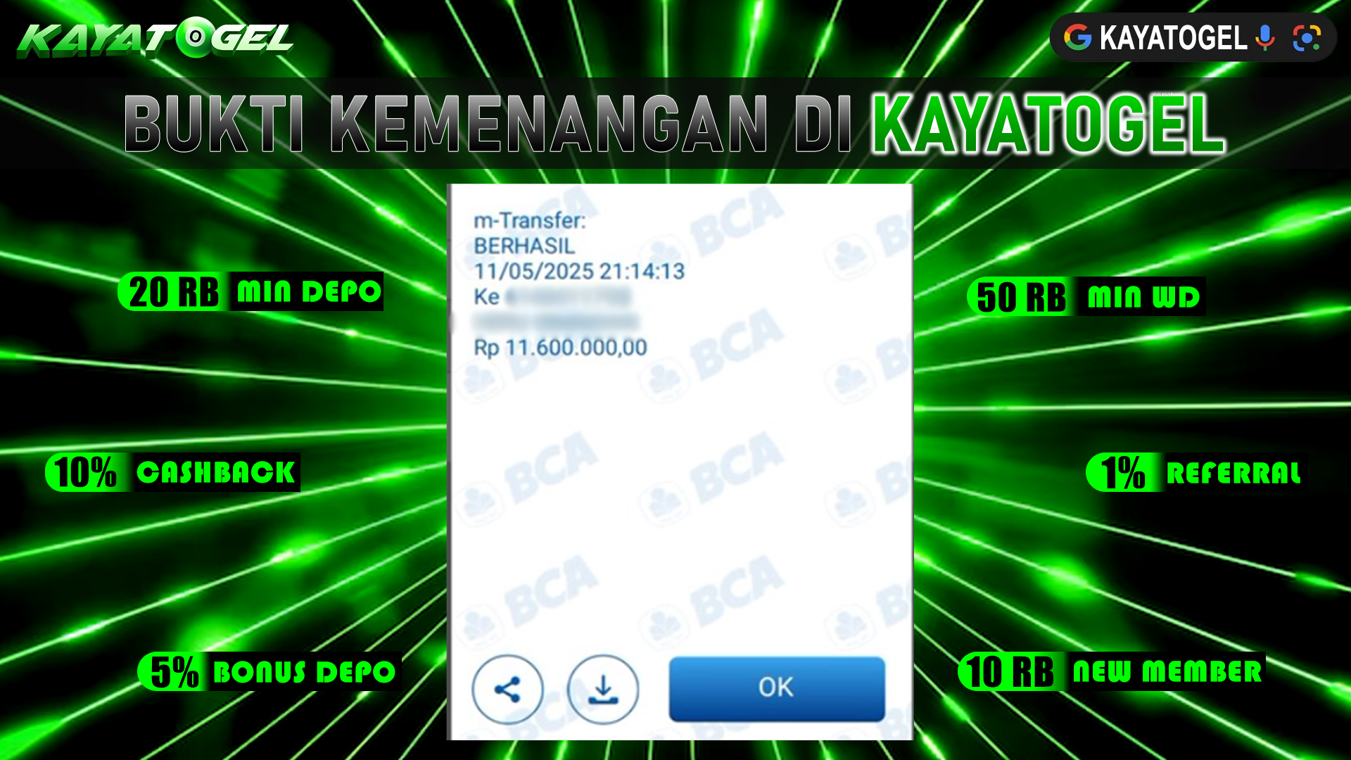 KAYATOGEL JACKPOT TOGEL PASARAN LONDON4D Rp.11.600.000.,- LUNAS