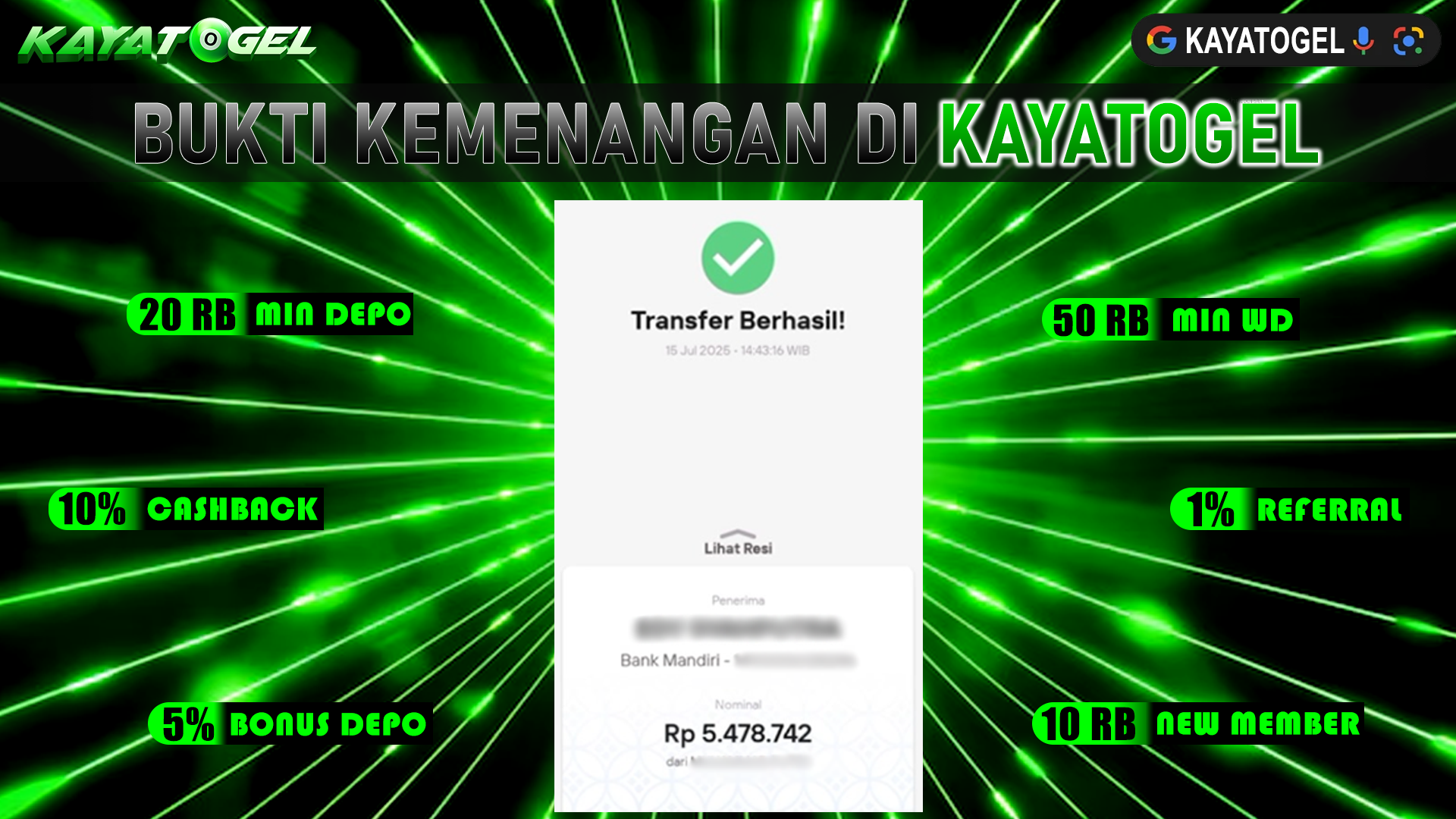 KAYATOGEL JACKPOT TOGEL PASARAN SYDNEY Rp.5.478.742.,- LUNAS