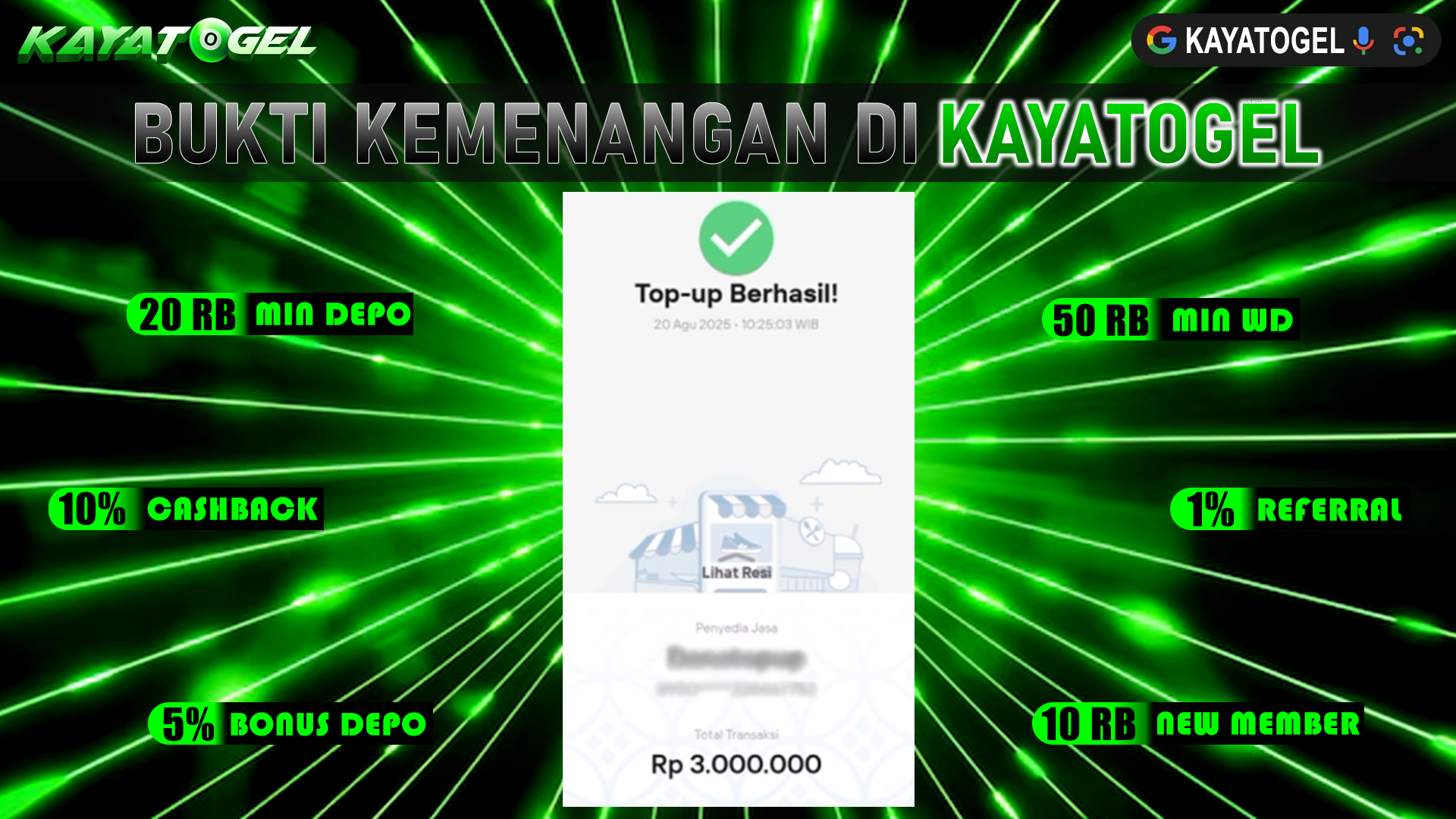 KAYATOGEL JACKPOT SLOT BAKERY BONANZA Rp.3.000.000.,- LUNAS