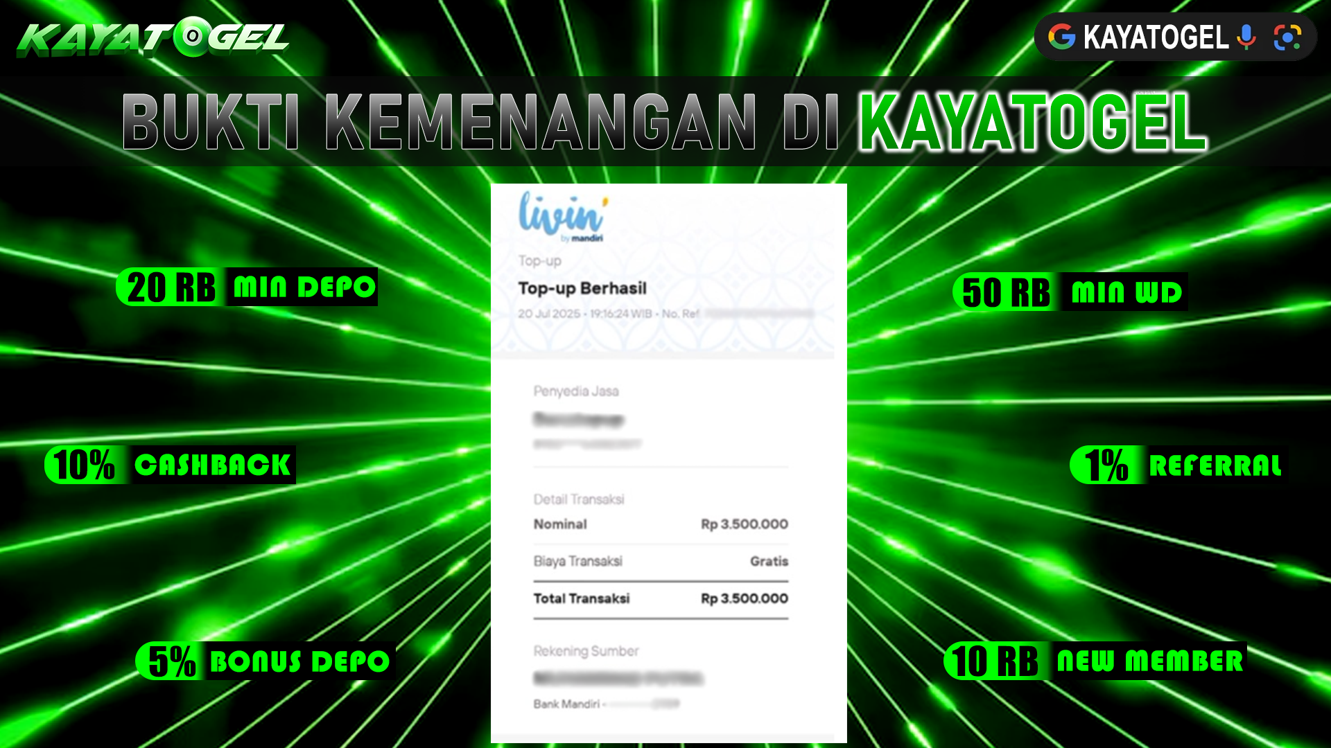KAYATOGEL JACKPOT SLOT LUCKY NEKO Rp.3.500.000.,- LUNAS