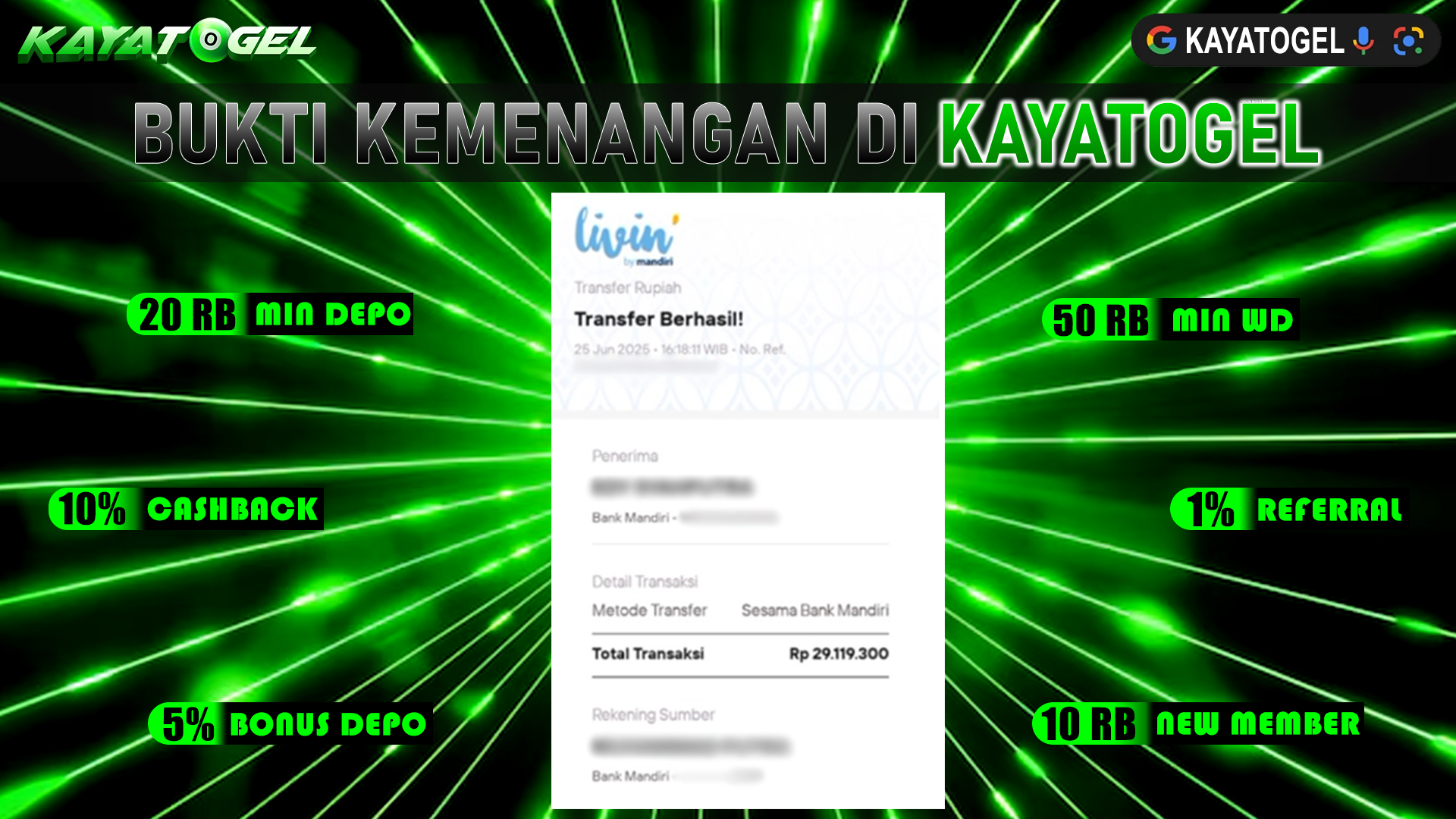 KAYATOGEL JACKPOT TOGEL PASARAN TOTO MACAU Rp.29.119.300.,- LUNAS