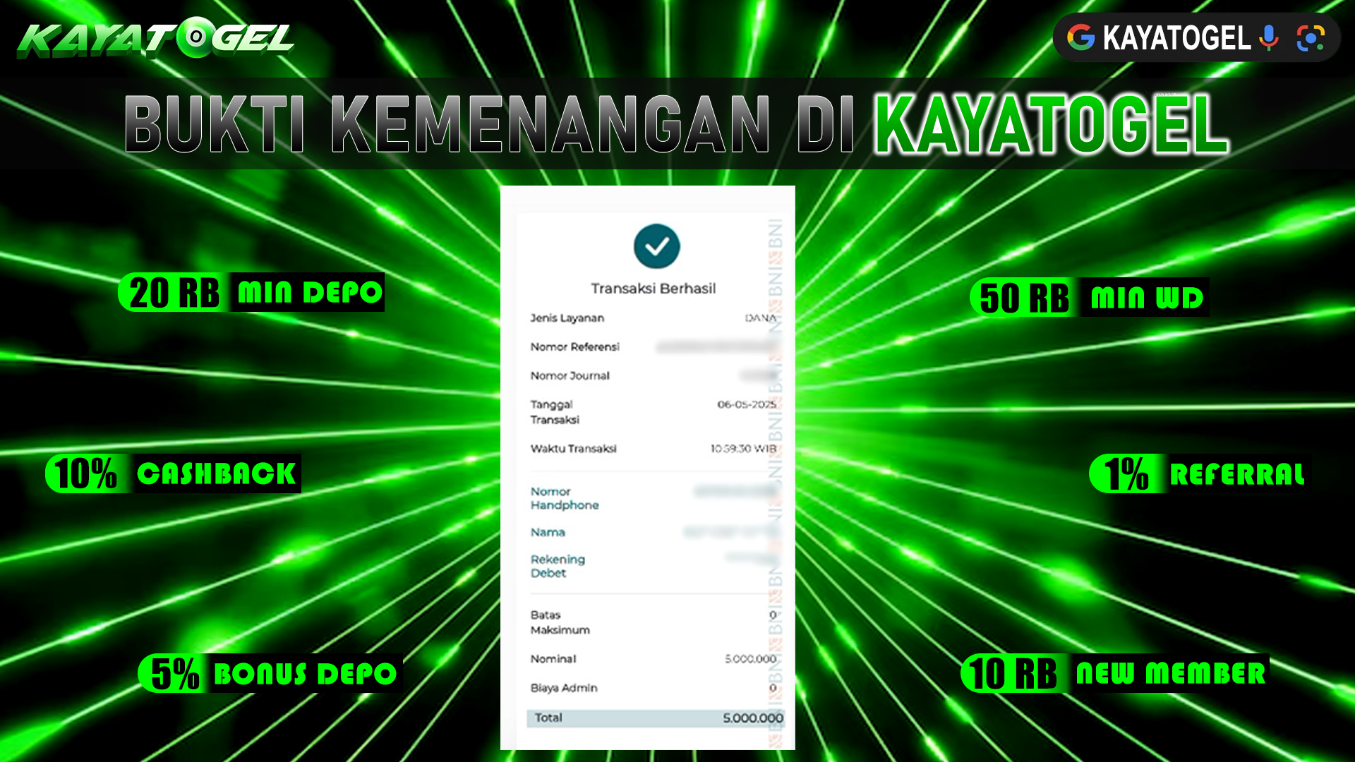 KAYATOGEL JACKPOT SLOT LUCKY NEKO Rp.5.000.000.,- LUNAS
