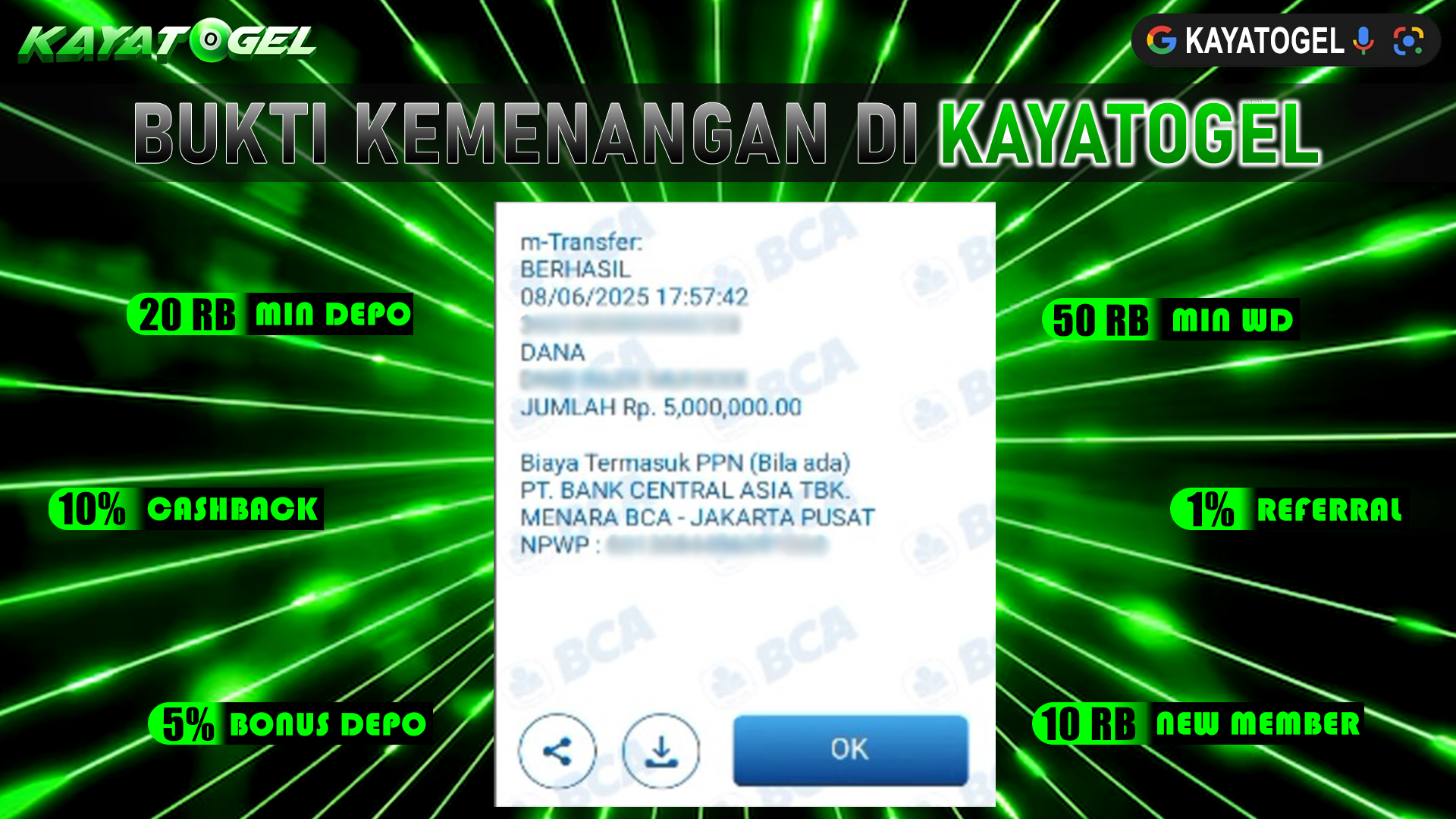 KAYATOGEL JACKPOT SLOT GALACTIC GEMS Rp.5.000.000.,- LUNAS