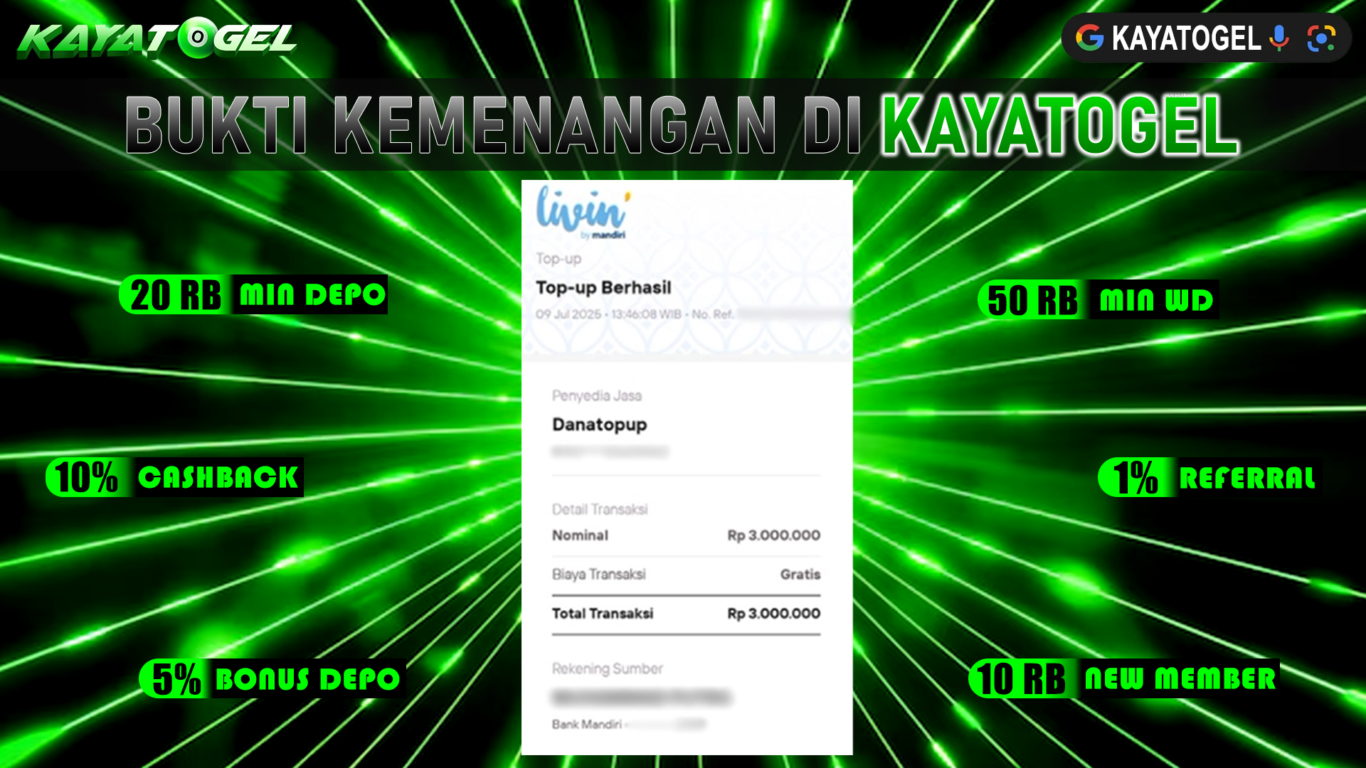 KAYATOGEL JACKPOT SLOT SWEET BONANZA 1000 DICE Rp.3.000.000.,- LUNAS